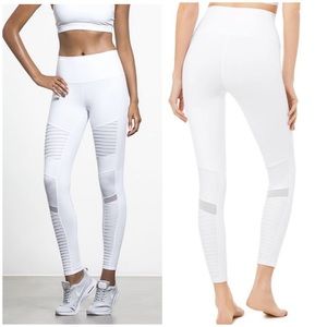 NWT Alo Full Length High Waist Moto Legging